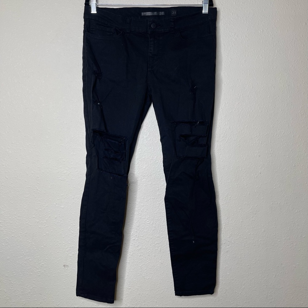 SP Black Label Distressed Skinny Stretch Jeans